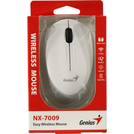Genius NX-7009 vezeték nélküli egér fehér-szürke (31030030402)