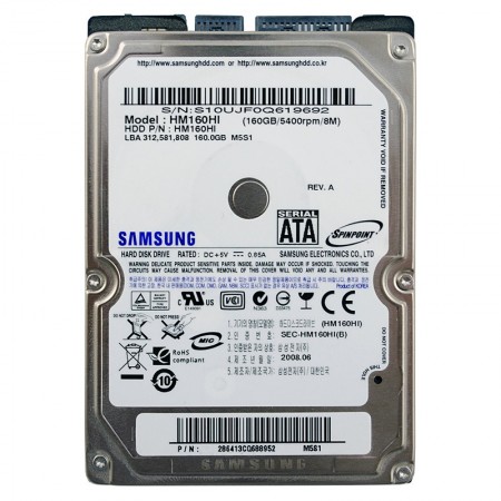 Samsung HM160HI 160GB SATA 2,5