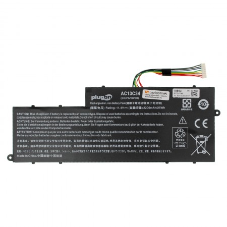 AC13C34 11.4V 2640mAh 30Wh akkumulátor