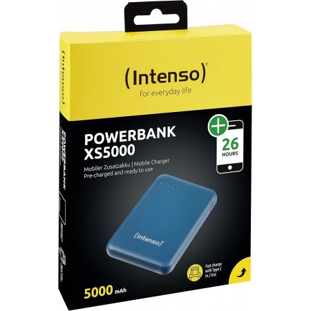 Intenso XS5000 Power Bank 5000mAh Petrol - kékeszöld (7313527)