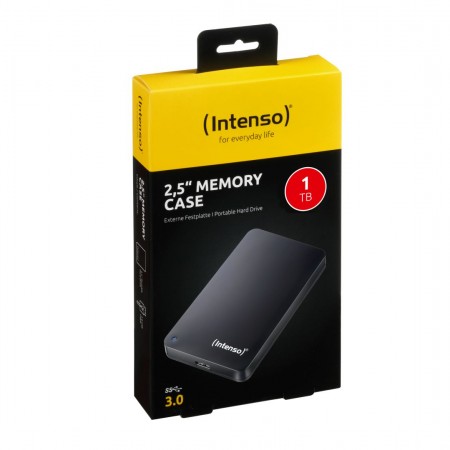 Intenso 1TB INTENSO 2.5' Memory Case USB külső winchester fekete (6021560)