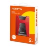 2TB 2.5' ADATA HD650 külső winchester fekete-piros (AHD650-2TU31-CRD)