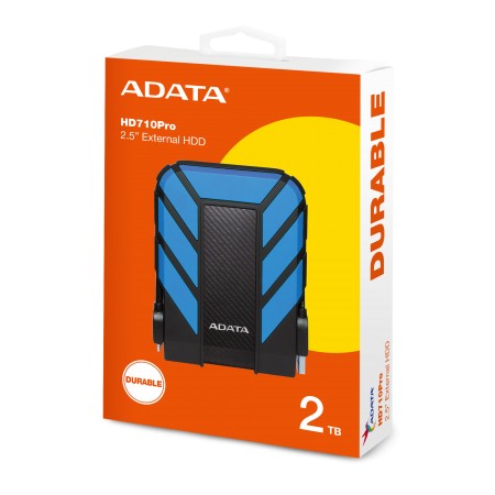 2TB 2.5' ADATA HD710 Pro külső winchester fekete-kék (AHD710P-2TU31-CBL)