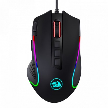 Redragon M612 Predator RGB Gaming egér fekete (M612-RGB)