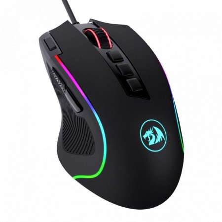 Redragon M612 Predator RGB Gaming egér fekete (M612-RGB)