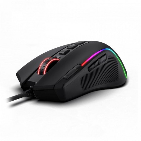 Redragon M612 Predator RGB Gaming egér fekete (M612-RGB)