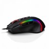Redragon M612 Predator RGB Gaming egér fekete (M612-RGB)