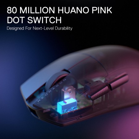 Redragon M916 PRO 4K vezetékes/vezeték nélküli gaming egér fekete