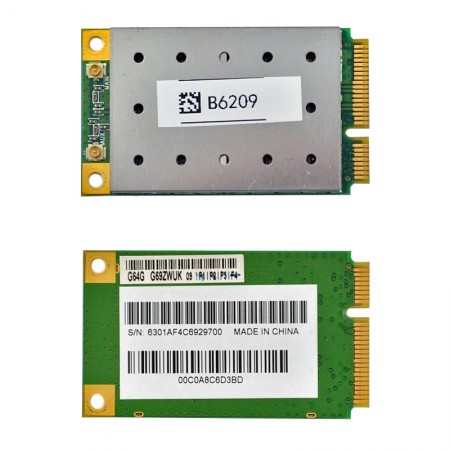 Atheros G64G 802.11b/g mini PCI-E wifi kártya