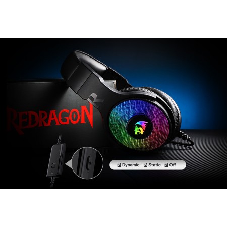 Redragon H350RGB-1 Pandora 2 Gaming Headset fekete