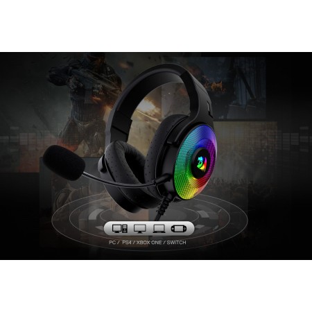 Redragon H350RGB-1 Pandora 2 Gaming Headset fekete