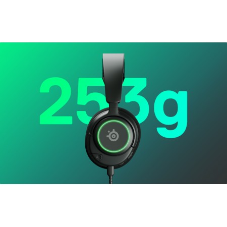 SteelSeries Arctis Nova 3 gaming headset fekete (61631)