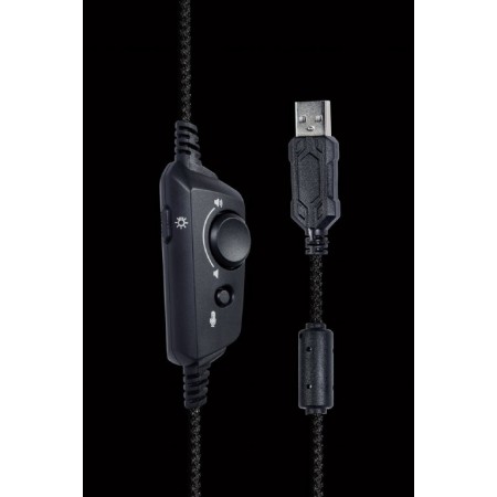 Gembird GHS-SANPO-S300 Gaming mikrofonos fejhallgató fekete