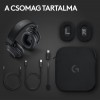Logitech PRO X 2 LIGHTSPEED vezeték nélküli gamer fejhallgató fekete (981-001263)