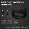 Logitech PRO X 2 LIGHTSPEED vezeték nélküli gamer fejhallgató fekete (981-001263)