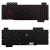 90NR00J1-R31HU1 használt fekete - piros magyar háttérvilágított laptop billentyűzet, keret nélkül
