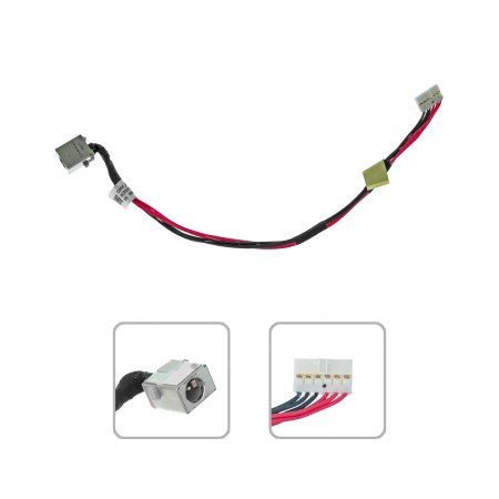 DC301010K00 gyári új DC tápcsatlakozó + kábel (135W)