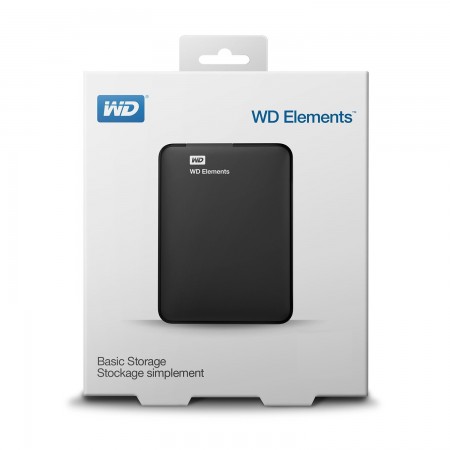 Western Digital 4TB WD 2.5' Elements külső winchester fekete (WDBU6Y0040BBK-WESN)