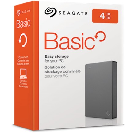 Seagate 4TB Seagate 2.5' Basic külső winchester fekete (STJL4000400)