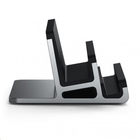 Satechi kettős vertikális notebook- és tablet tartó szürke (ST-ADVSM)