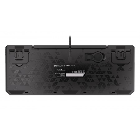 ENDORFY Thock TKL Kailh Box Red Switch vezeték nélküli billentyűzet (magyar, fekete) (EY5E006)