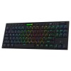 Redragon Horus TKL Brown Switch vezetékes/vezeték nélküli billentyűzet fekete (K621-RGB_BROWN_HU)