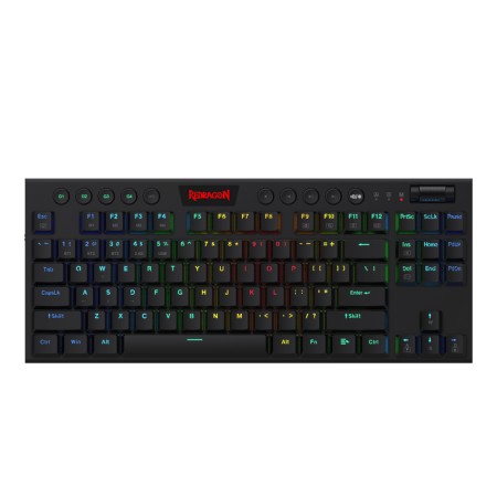 Redragon Horus TKL Brown Switch vezetékes/vezeték nélküli billentyűzet fekete (K621-RGB_BROWN_HU)