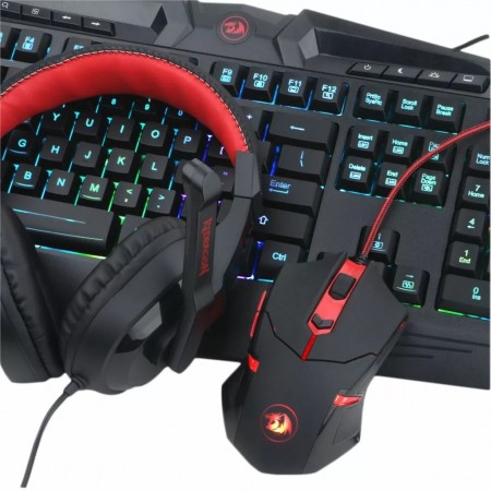 Redragon S101-BA Gaming Billentyűzet szett (4 in 1) HU - Fekete (S101-BA-1)