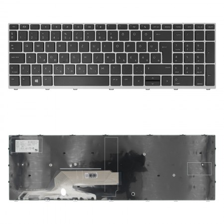 L01028-211 gyári új ezüst-fekete magyar laptop billentyűzet