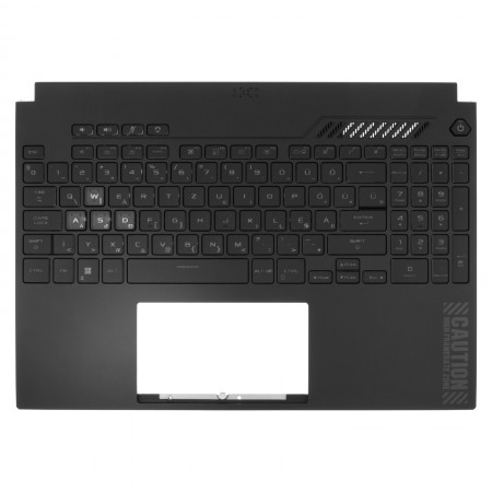 90NR0EE5-R31HU0 gyári új, magyar háttérvilágításos laptop billentyűzet + felső fedél