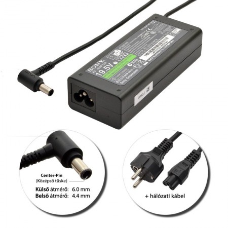 Sony 19.5V 5.2A (100W) gyári új töltő