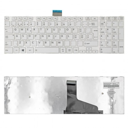 MP-11B96TQ gyári új, fehér török laptop billentyűzet