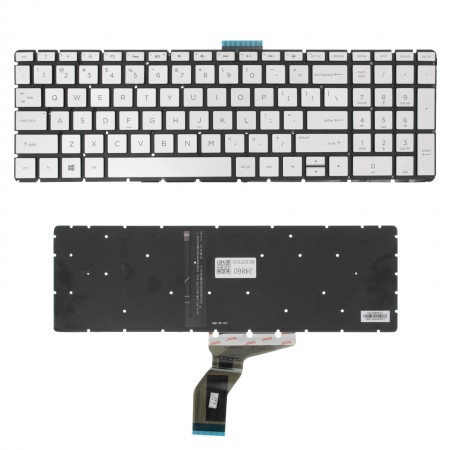 L60341-001 gyári új angol (US) háttérvilágításos laptop billentyűzet, keret nélkül