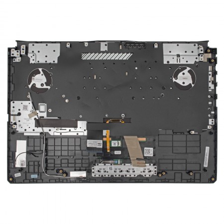 90NR0743-R30HU0 gyári új fekete magyar RGB háttérvilágításos laptop billentyűzet + felső fedél