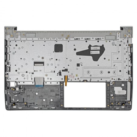 M21742-001 gyári új angol (UK) kiosztású háttérvilágításos laptop billentyűzet + ezüst felső fedél