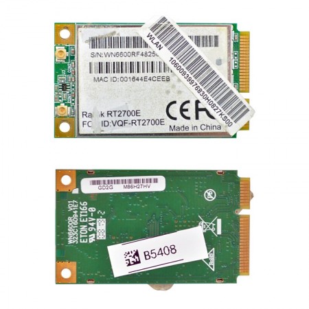 Ralink WN6600R 802.11b/g mini PCI-E wifi kártya