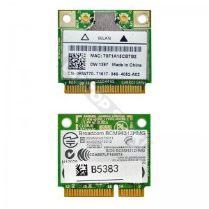 Broadcom BCM94312HMG 802.11b/g mini PCI-E wifi k&aacute;rtya