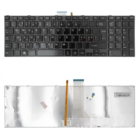 V130426CK3 fekete gyári új háttérvilágításos nordic billentyűzet