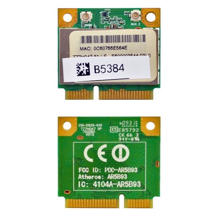 Atheros AR5B93 802.11n mini PCI-E wifi kártya