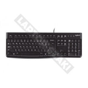 Logitech K120 ergon&oacute;mikus pc billentyűzet magyar, fekete (920-002491)