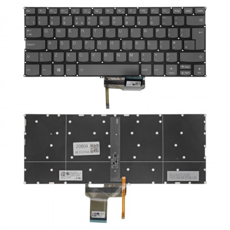 Lenovo IdeaPad Yoga 720-13IKB gyári új angol (UK) háttérvilágításos laptop billentyűzet, keret nélkül