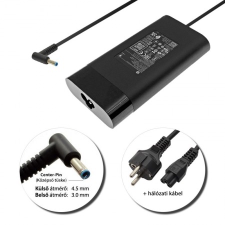 HP 19.5V 9.2A (180W) center-pin gyári új töltő