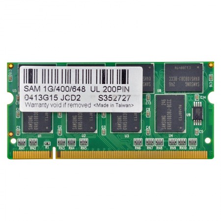 Samsung 1GB DDR 400MHz laptop memória