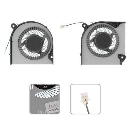 24.Q5BN2.001 gyári új komplett hűtés GTX1050 (5V)