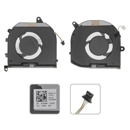 0V9H8N, 0F01PX gyári új hűtés, ventilátor (5V) (párban)
