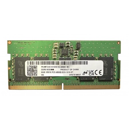 Micron 8GB DDR5 4800MHz használt laptop memória (MTC4C10163S1SC48BA1)