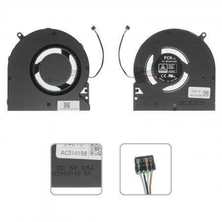 DFS5K121144645 gyári új hűtés, ventilátor (5V) (párban)