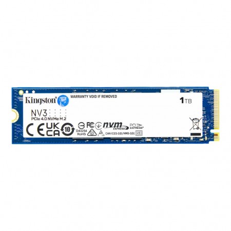 Kingston 1TB SSD M.2 NVMe NV3 meghajtó (SNV3S/1000G)