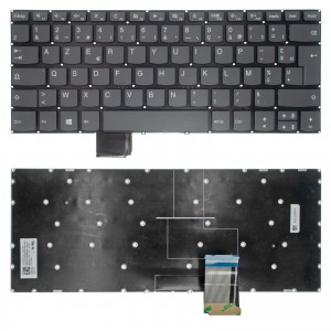 SN20M61724 haszn&aacute;lt francia sz&uuml;rke, h&aacute;tt&eacute;rvil&aacute;g&iacute;t&aacute;sos laptop billentyűzet, keret n&eacute;lk&uuml;l (bekapcsol&oacute; gomb n&eacute;lk&uuml;li t&iacute;pus)