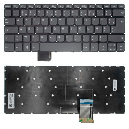 SN20M61724 használt francia szürke, háttérvilágításos laptop billentyűzet, keret nélkül (bekapcsoló gomb nélküli típus)